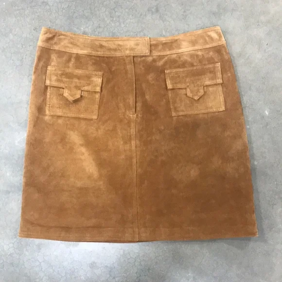 Size 10. 100% Leather. Skirt. - Picture 1 of 6